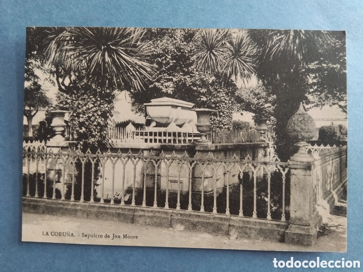 Postales: Postal La Coru&ntilde;a. Sepulcro de Jon Moore