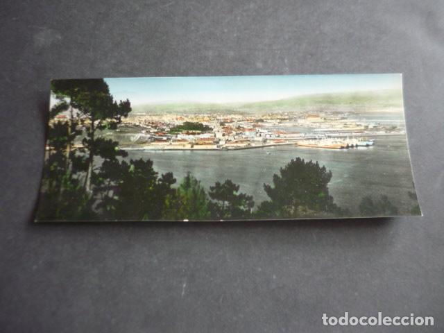 Postais: EL FERROL LA CORU&Ntilde;A PANORAMICA DE LA RIA POSTAL 9 X 22 CM