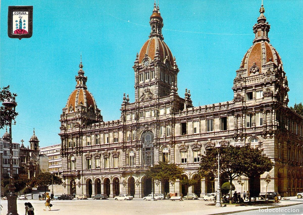 Postales: Postal de A Coru&ntilde;a - Palacio Municipal