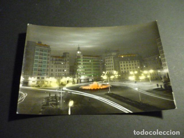 Postais: EL FERROL LA CORU&Ntilde;A NOCTURNA PLAZA DE ESPA&Ntilde;A