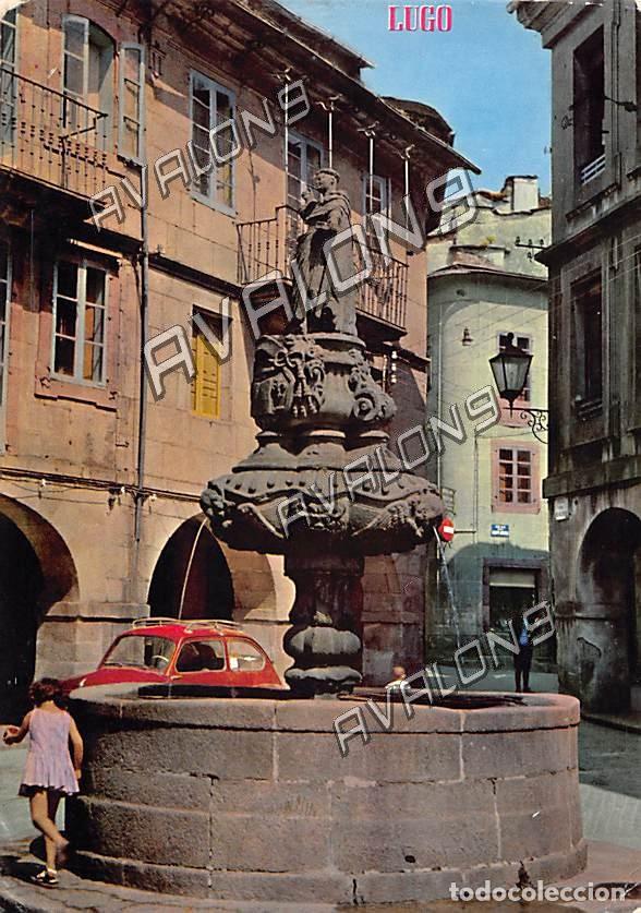 Postales: Pl. Aureliano y Pereira y Fuente (Lugo) - Sin Circular - 1967