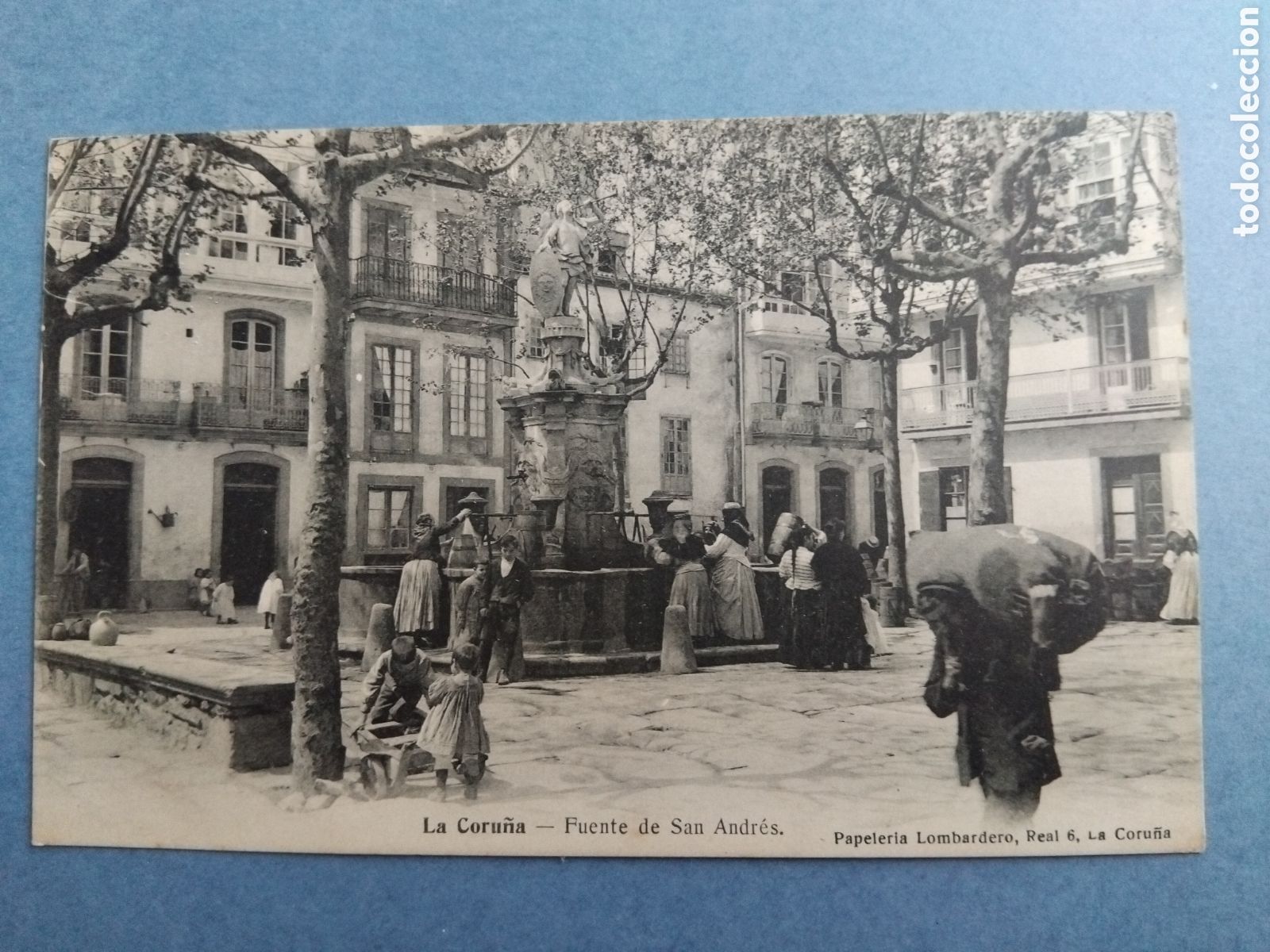 Postales: Postal La Coru&ntilde;a. Fuente de San Andr&eacute;s