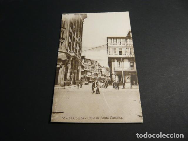 Postales: LA CORU&Ntilde;A CALLE DE SANTA CATALINA