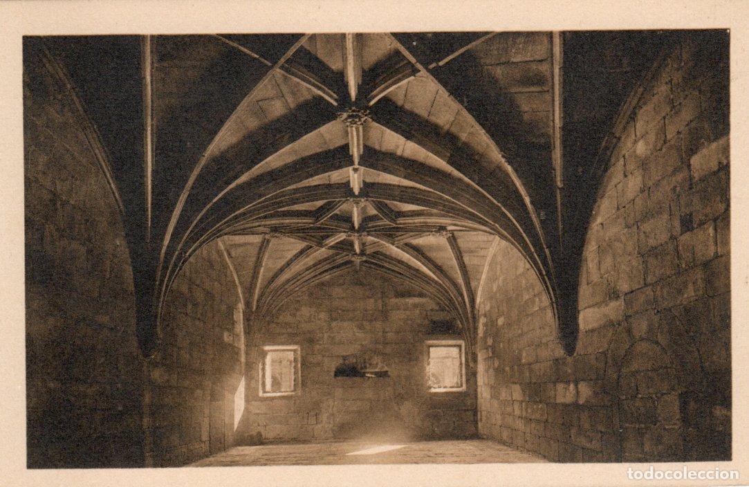 Postales: POSTAL - MONASTERIO DE OSERA (ORENSE) SALA CAPITULAR DE SEGUNDA CATEGORIA - SIGLO XVI - L.ROISIN