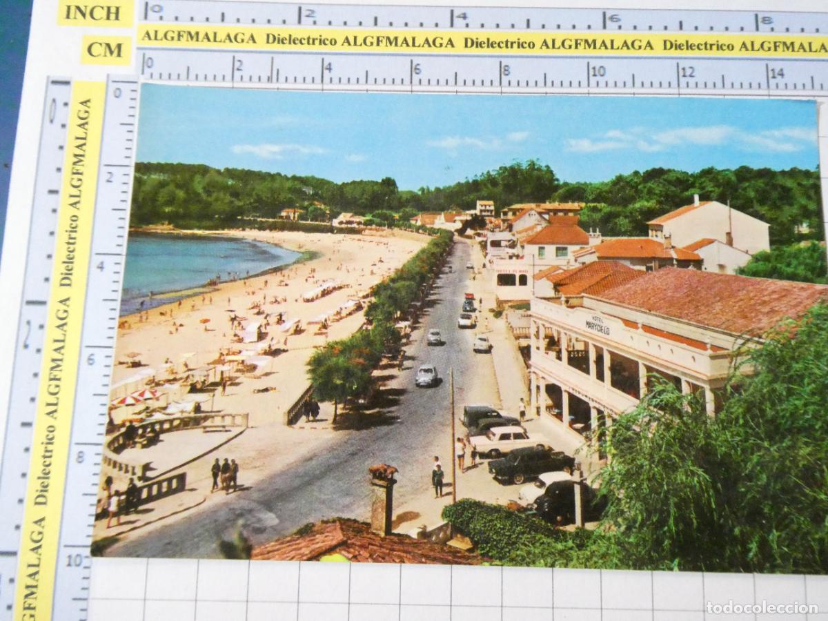 Postales: POSTAL DE PONTEVEDRA. A&Ntilde;O 1964. SANGENJO HOTEL MARYCIELO 27 VALMAN. 2487