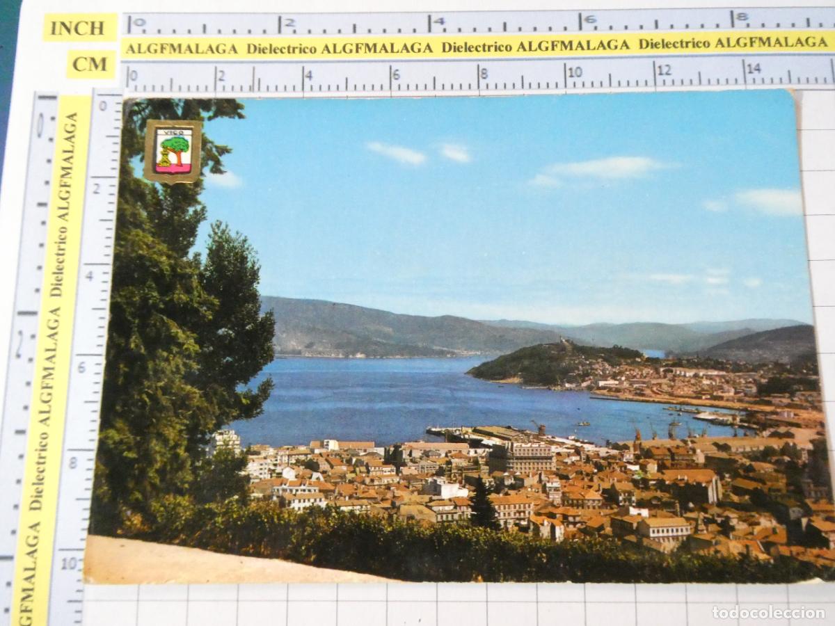 Postales: POSTAL DE PONTEVEDRA. A&Ntilde;O 1963. VIGO PANOR&Aacute;MICA DESDE EL CASTRO. 6 ESCUDO ORO. 2488