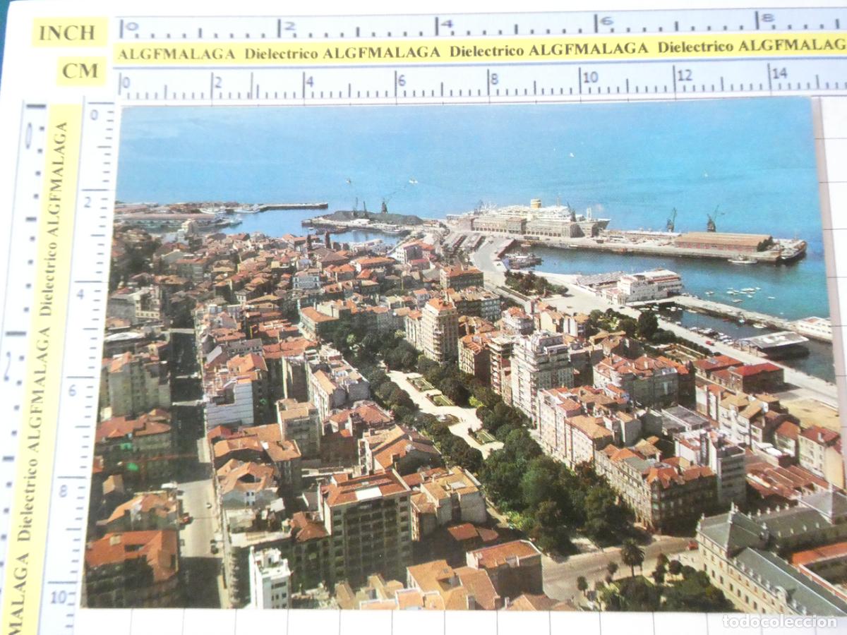 Postales: POSTAL DE PONTEVEDRA. A&Ntilde;O 1965 VIGO VISTA AEREA 20 LA REGI&Oacute;N. 2494
