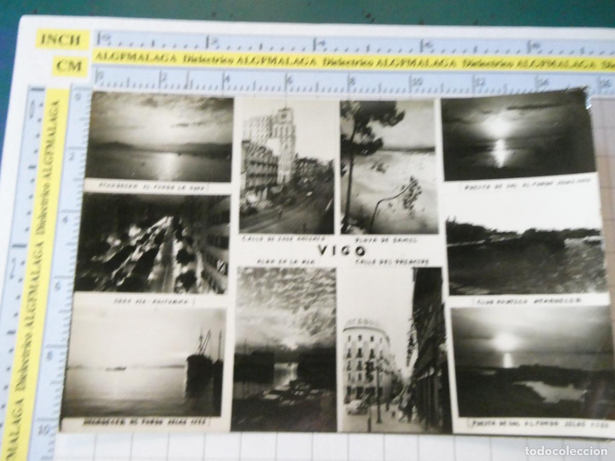 Postales: POSTAL DE PONTEVEDRA. A&Ntilde;OS 30 50. VIGO GRAN V&Iacute;A, CALLE JOSE ANTONIO, SAMIL, RIA, CLUB NAUTICO. 2496