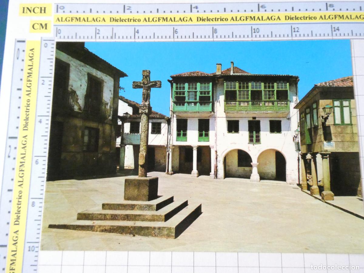 Postales: POSTAL DE PONTEVEDRA. A&Ntilde;O 1972. PLAZA DE LA LE&Ntilde;A 3447 FAMA. 2497