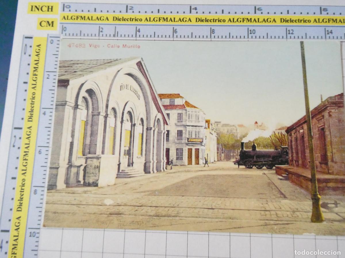 Postales: POSTAL DE PONTEVEDRA. FACS&Iacute;MIL EL CORREO GALLEGO 51. FERROCARRIL RENFE. 2505