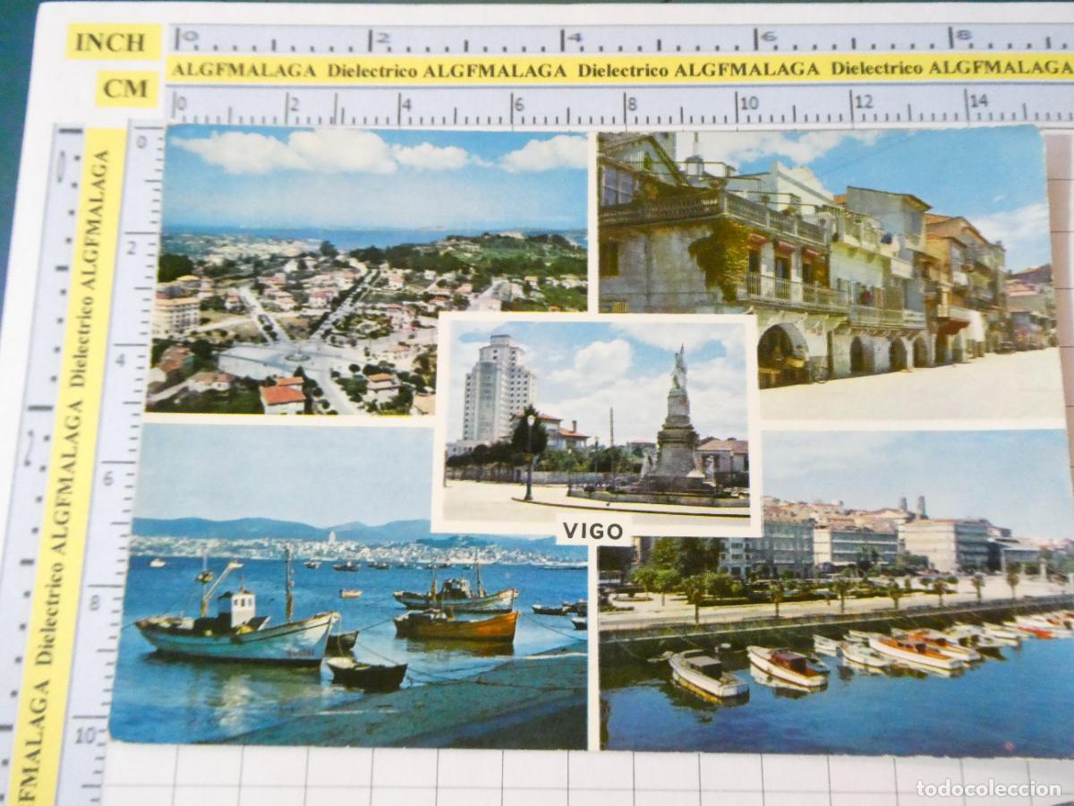 Postales: POSTAL DE PONTEVEDRA. A&Ntilde;O 1962. VIGO VISTAS 50040 CAMPA&Ntilde;A. 2512