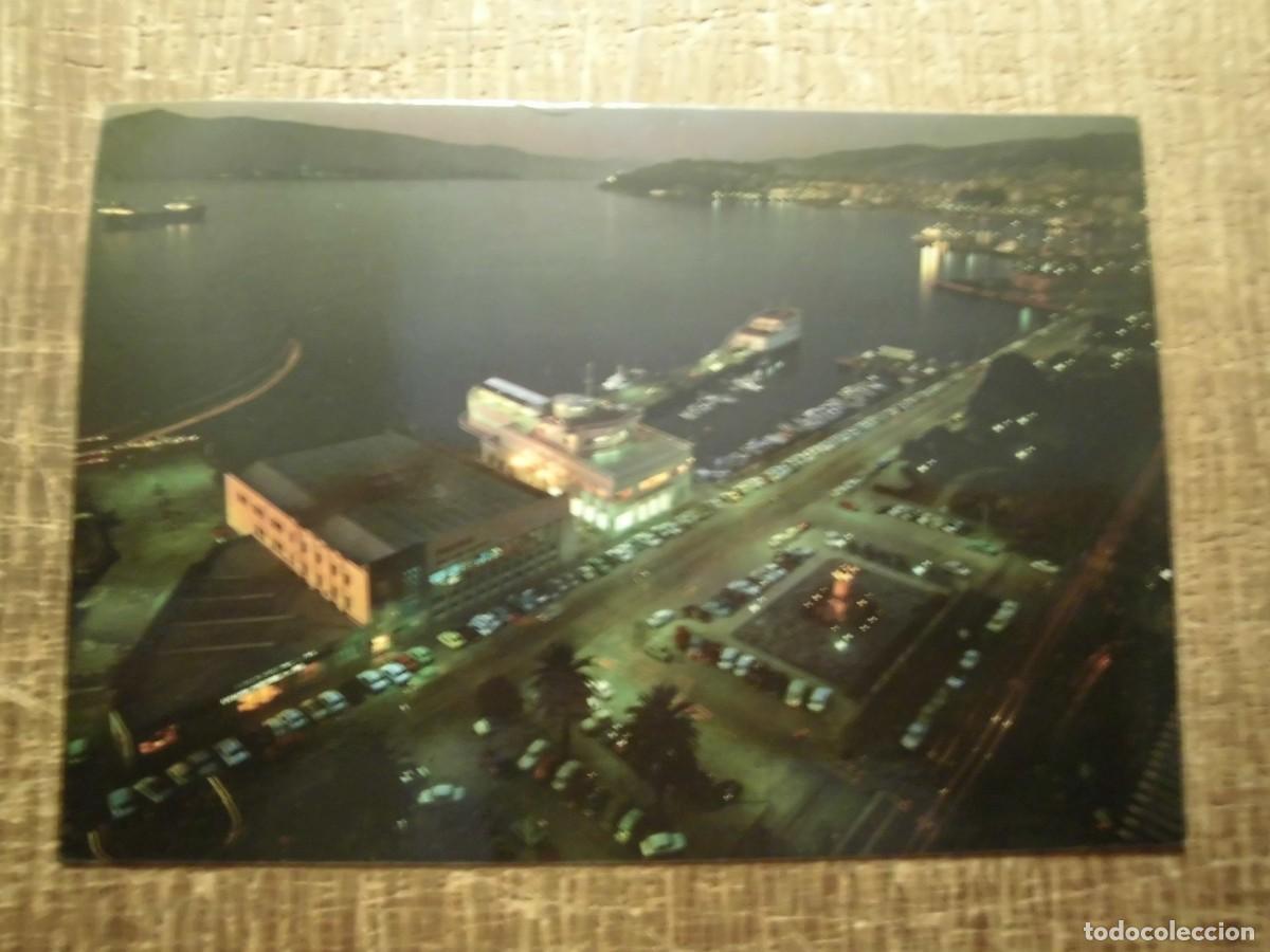 Postales: POSTAL VIGO PONTEVEDRA VISTA PARCIAL NOCTURNA POSTALES FAMA