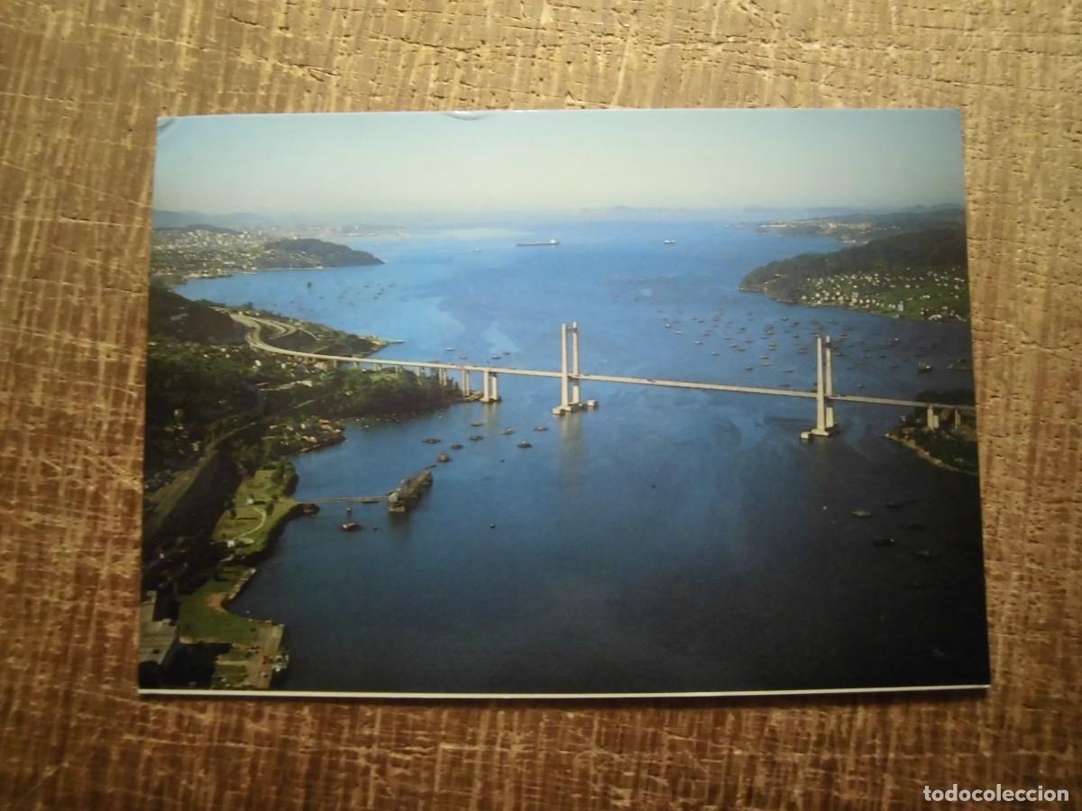 Postales: POSTAL VIGO PONTEVEDRA VISTA A&Eacute;REA POSTALES FAMA