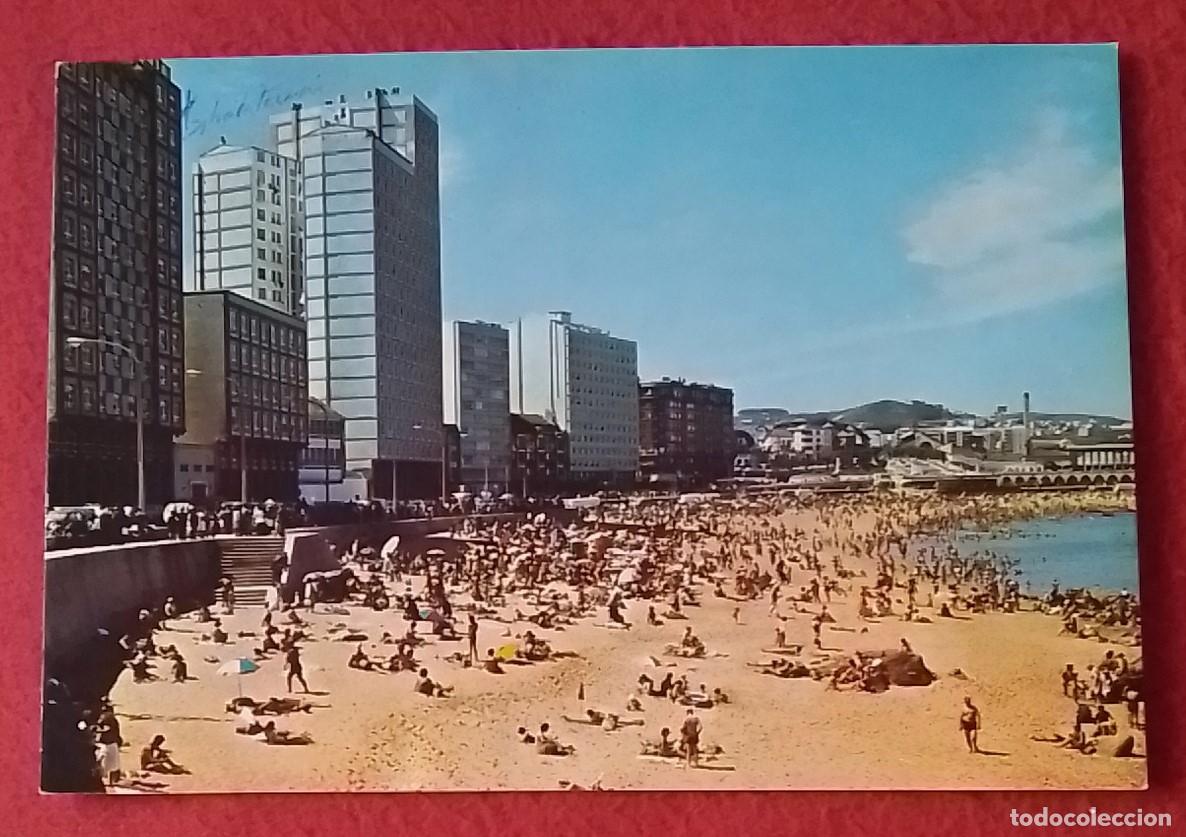 Postales: POSTAL POST CARD GALICE LA A CORU&Ntilde;A PLAYA DE RIAZOR BEACH PLAGE..BA&Ntilde;ISTAS..ESPAGNE SPAIN SPANIEN...