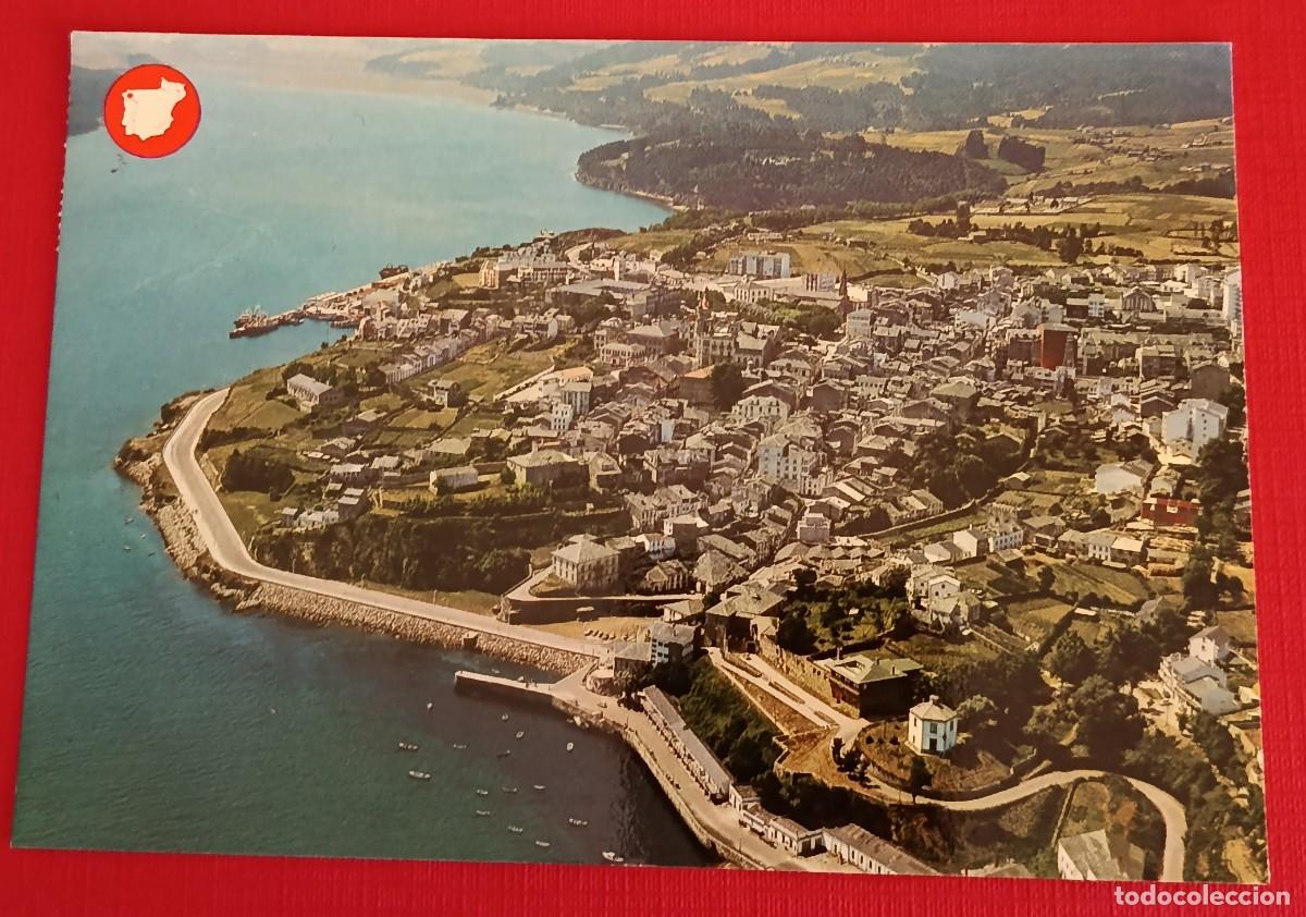 Postales: POSTAL VISTA AEREA RIBADEO - GALICIA 1981 - EDICIONES ALARDE