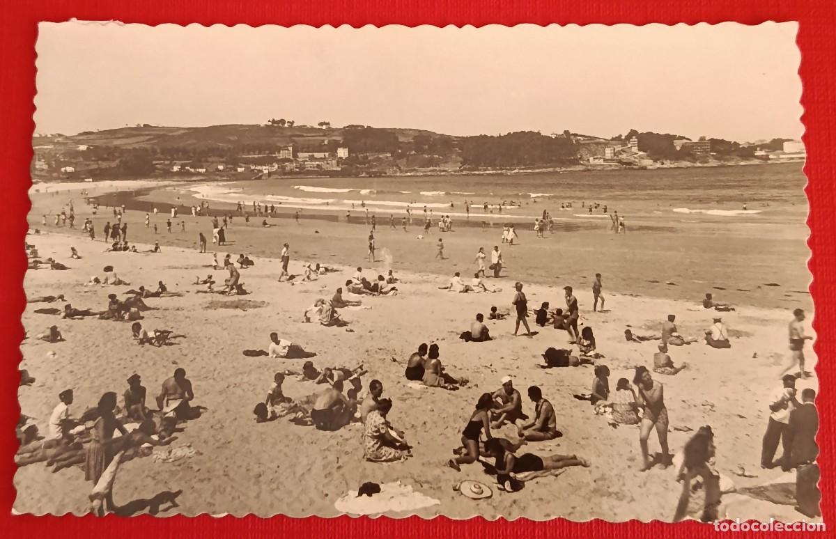 Postales: POSTAL FOTOGRAFICA PLAYA DE SANTA CRISTINA - LA CORU&Ntilde;A 1911