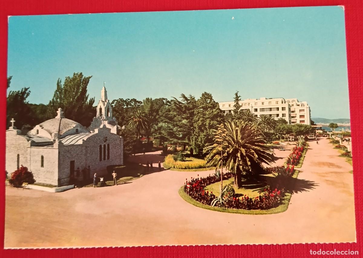 Postales: POSTAL IGLESIA Y GRAN HOTEL - LA TOJA 1960 - FARDI