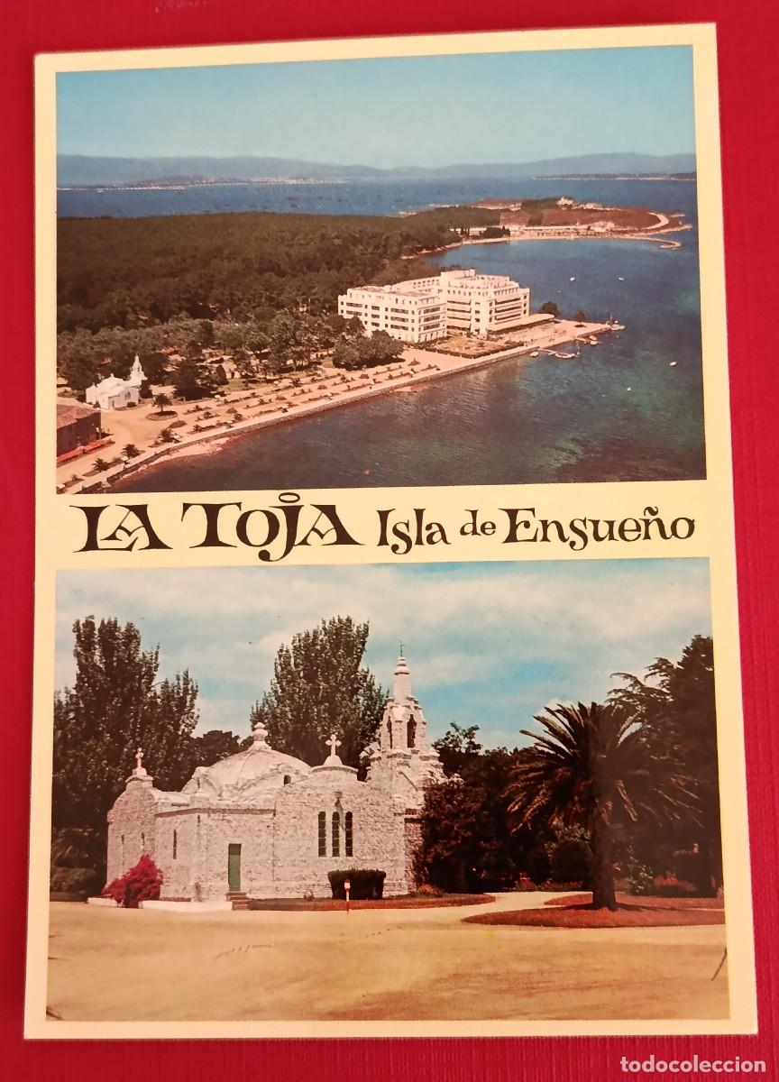 Postales: POSTAL GRAN HOTEL Y CAPILLA - LA TOJA 1968 - EDICIONES ALARDE