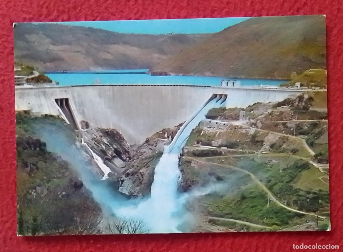 Postales: POSTAL POST CARD GALICE CHANTADA LUGO PRESA DEL SALTO DE BELESAR, PRISE DAM..EDICIONES LA REGI&Oacute;N...