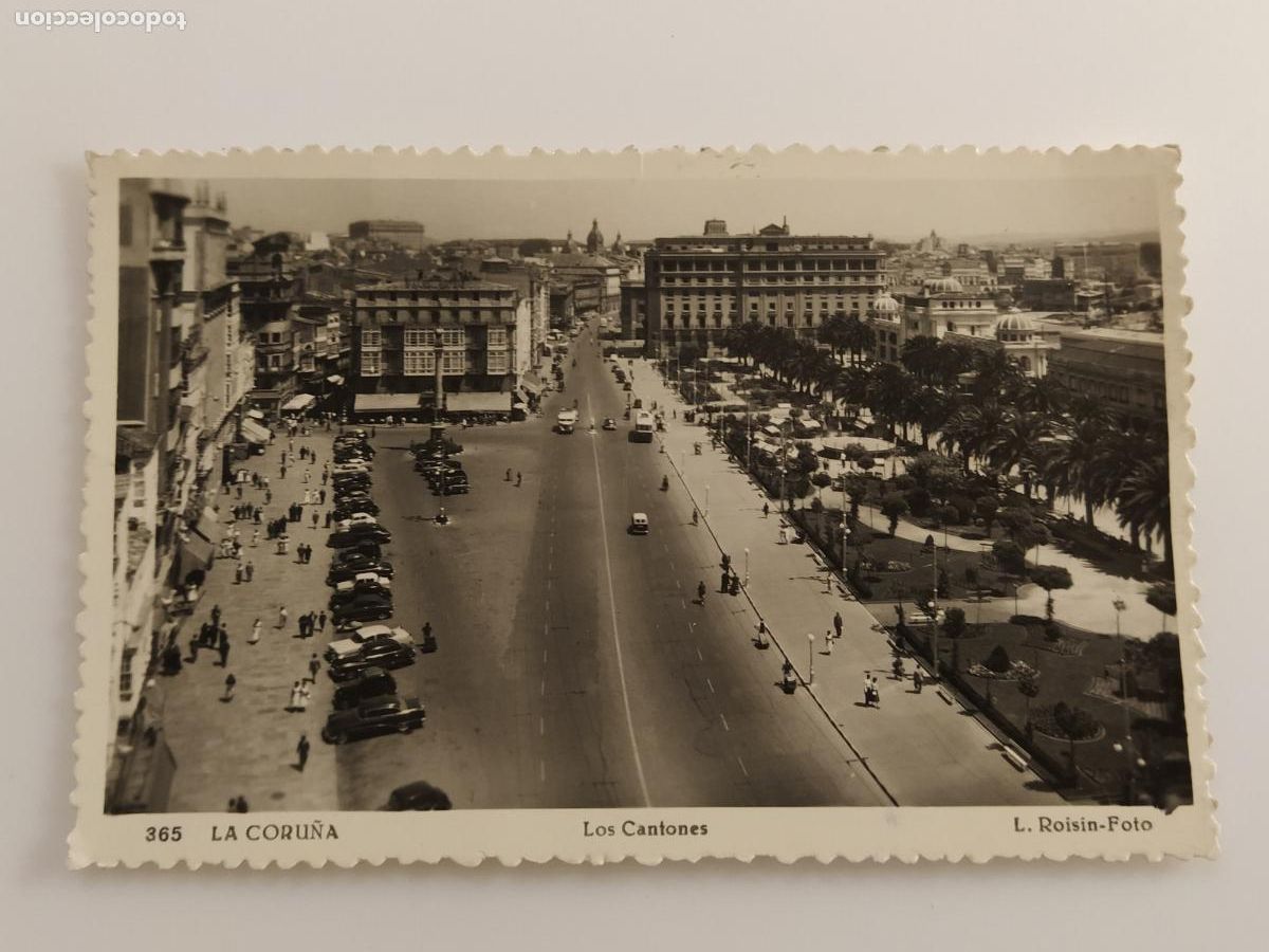 Postales: LA CORU&Ntilde;A - LOS CANTONES - ROISIN FOTO - POSTAL ANTIGUA (116.781)