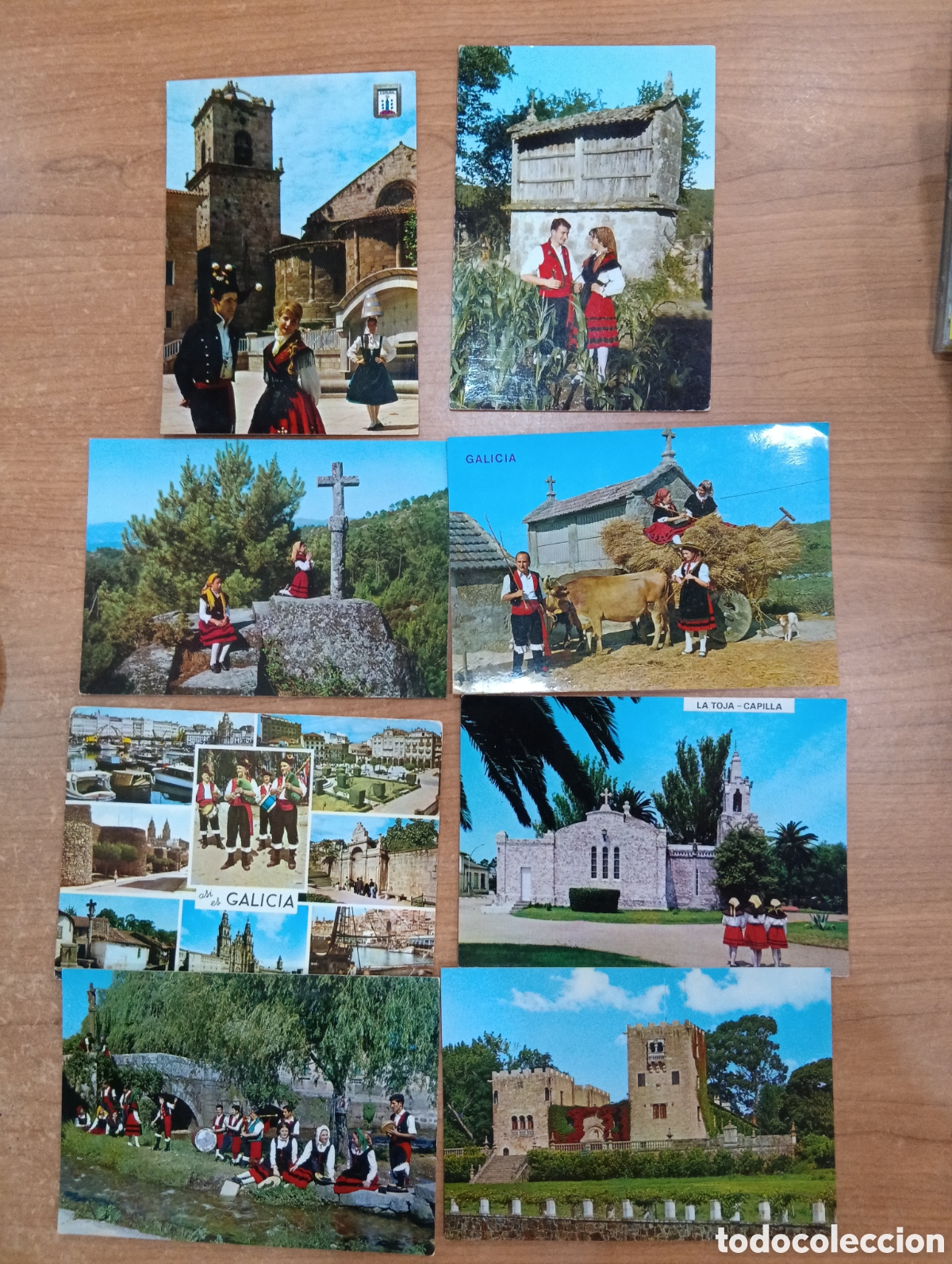 Postales: Lote de 8 postales antiguas de Galicia