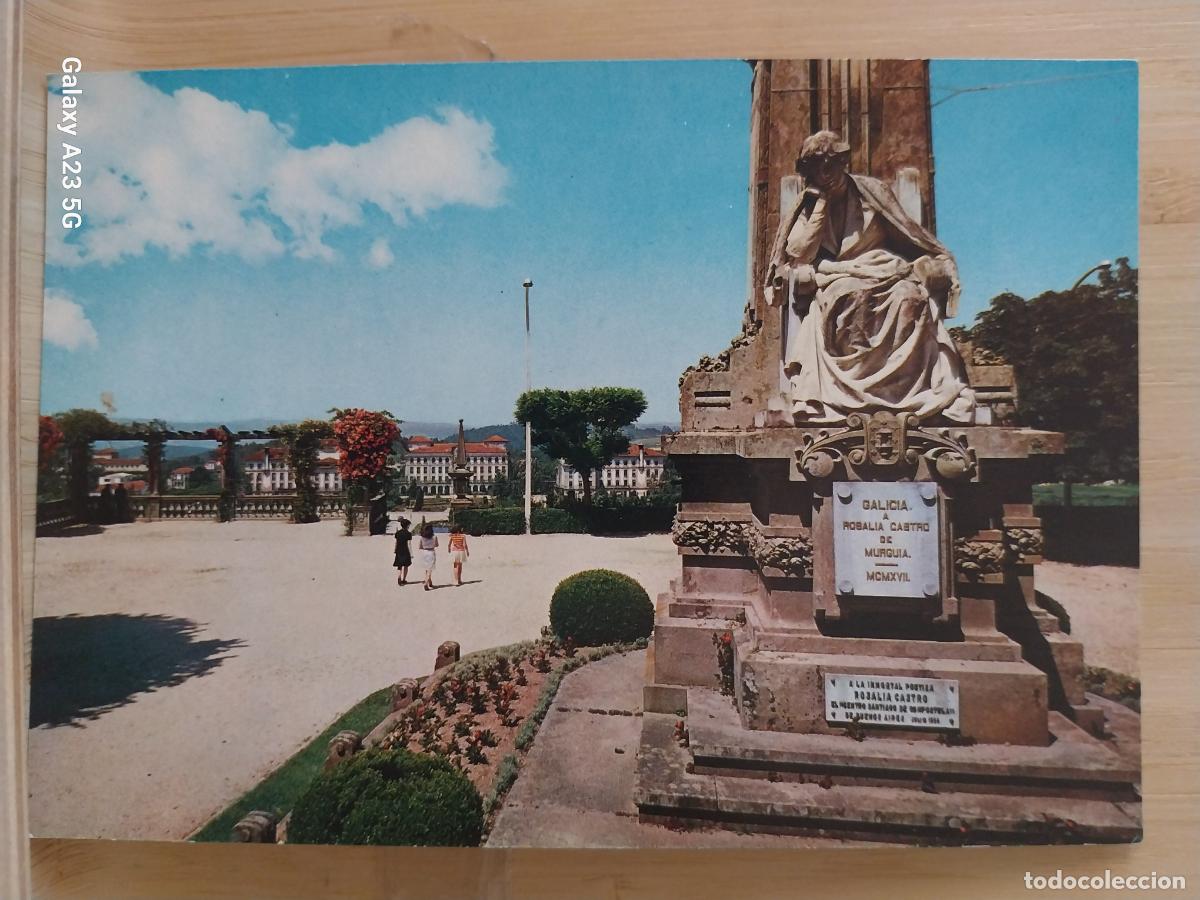 Postales: SANTIAGO COMPOSTELA POSTAL ERROR DORSO BLANCO