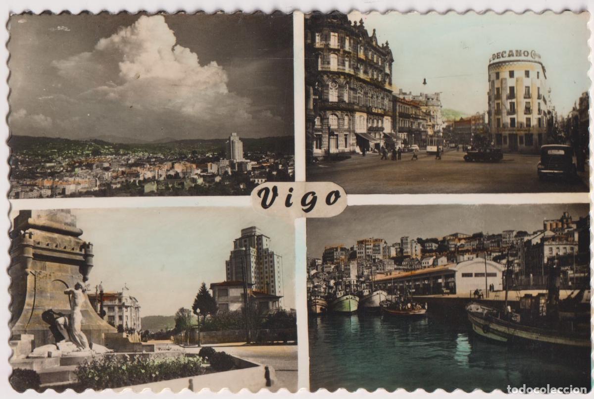 Postales: VIGO, VISTA PARCIAL, PUERTA DEL SOL, PLZA.ESPA&Ntilde;A, EL BERBES &ndash; ED,ARTIGOT 504 &ndash; S/C
