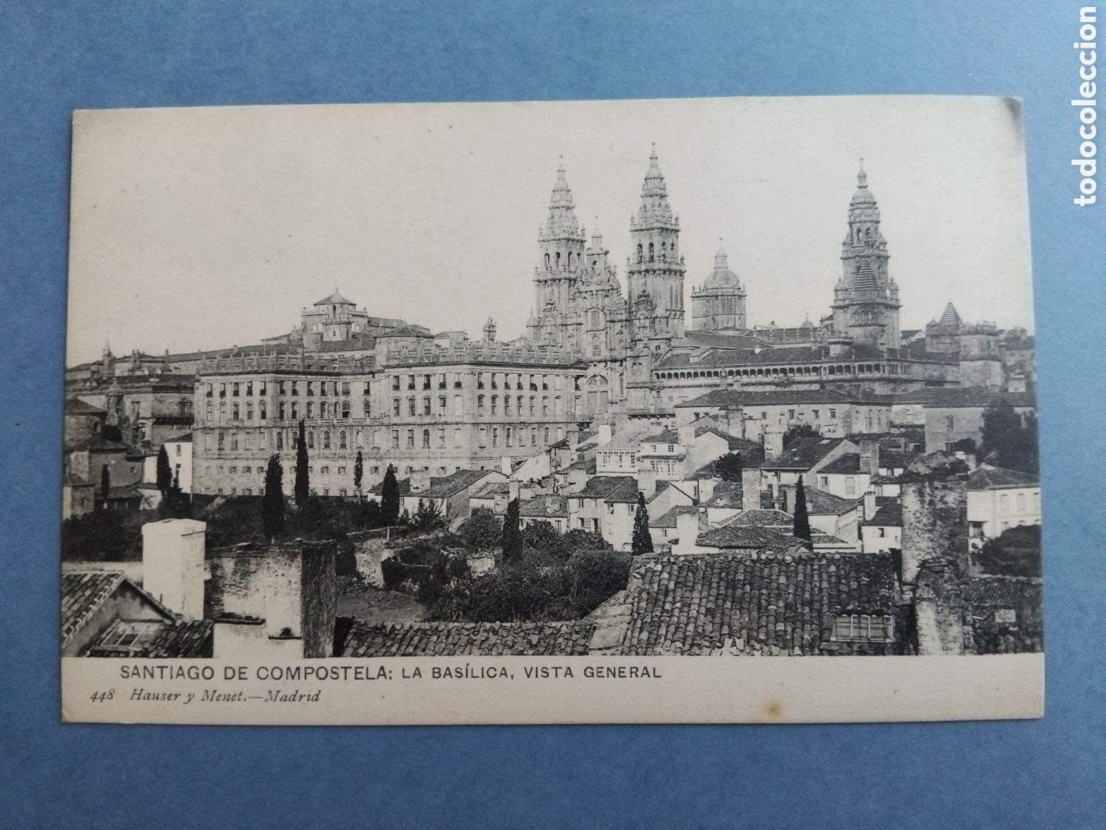 Postales: Postal Santiago de Compostela. La Bas&iacute;lica