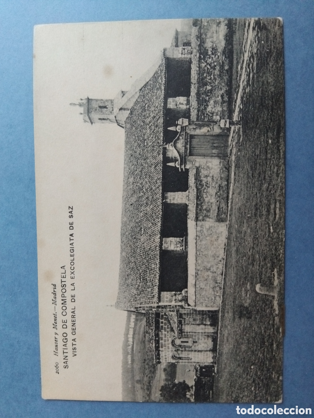 Postales: Postal Santiago de Compostela. Excolegiata de Saz