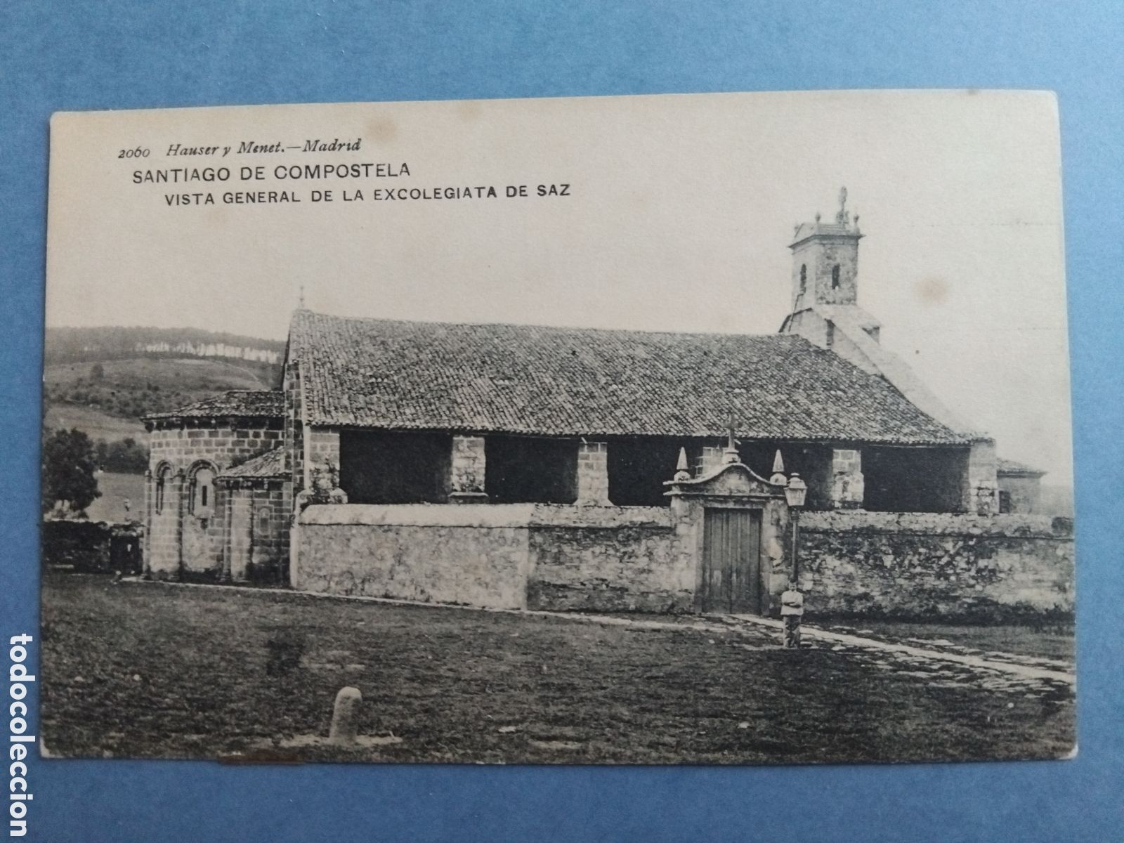 Postales: Postal Santiago de Compostela. Excolegiata de Saz