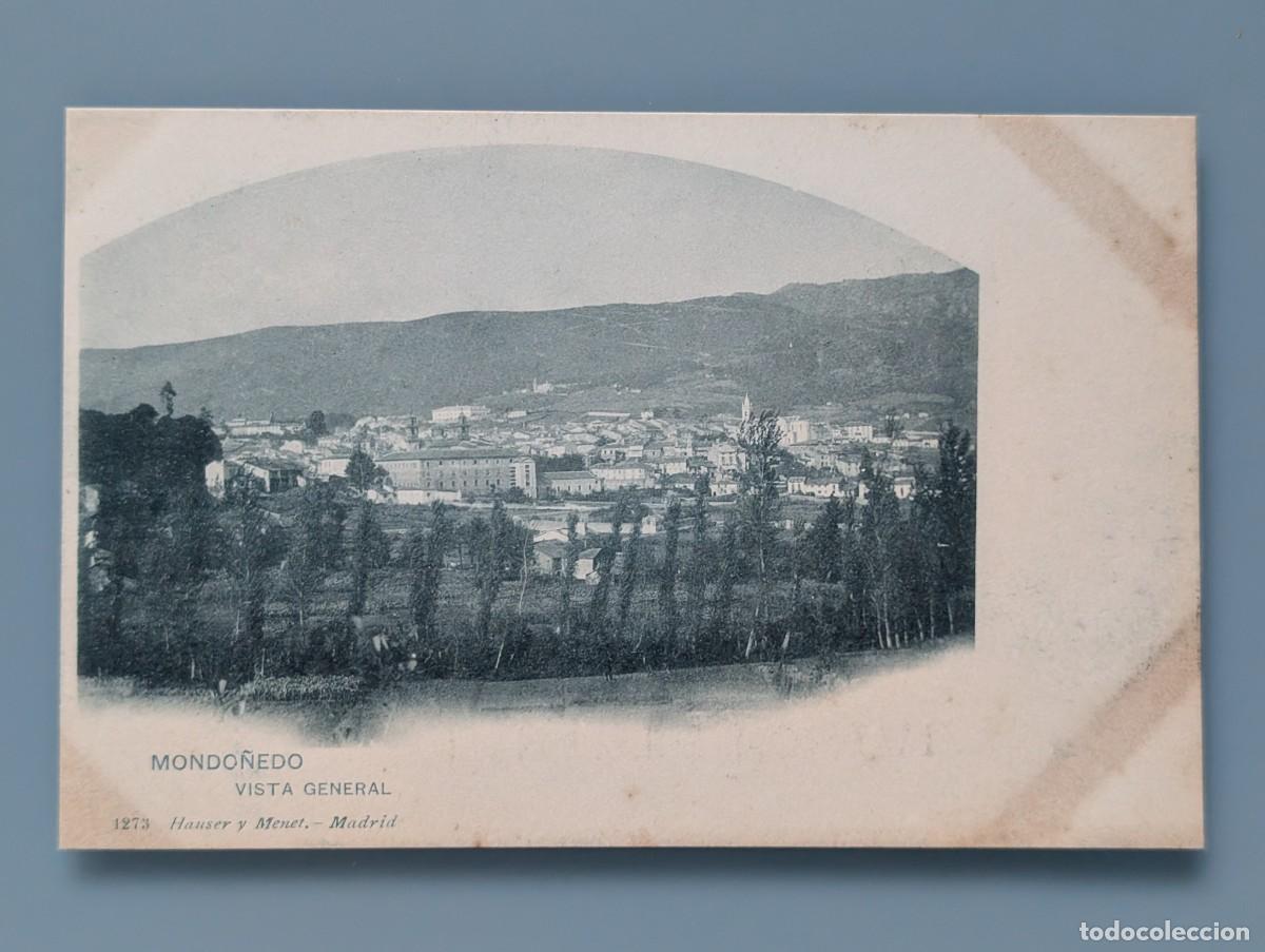 Postales: RARA POSTAL MONDO&Ntilde;EDO N&ordm; 1273 VISTA GENERAL LUGO GALICIA ED HAUSER Y MENET PERFECTA CONS