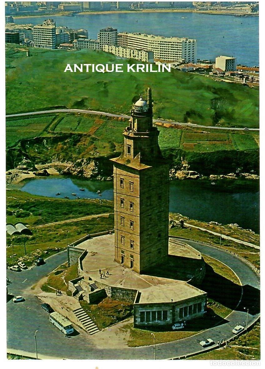 Postales: A CORU&Ntilde;A N&ordm; 21 TORRE DE HERCULES / EDICION FOTO BLANCO / SIN FRANQUEAR