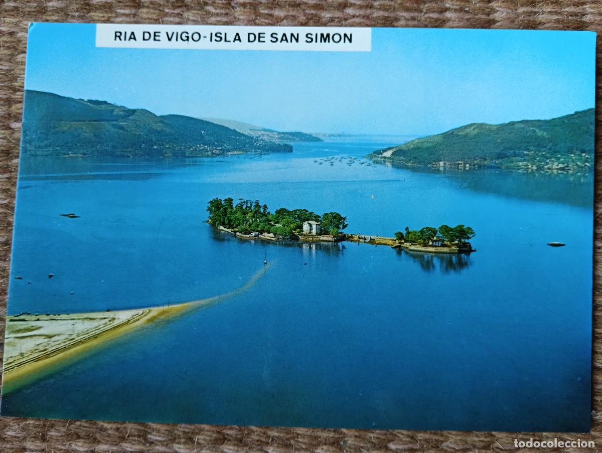Postales: RIA DE VIGO - ISLA DE SAN SIMON - POSTALES FAMA