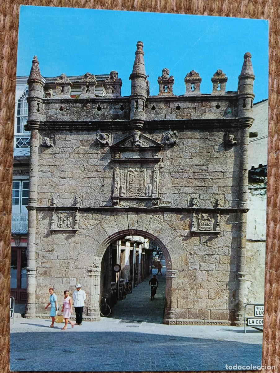 Postales: VIVERO - LUGO - PUERTA DE CARLOS V - ED. TOMAS GALDO