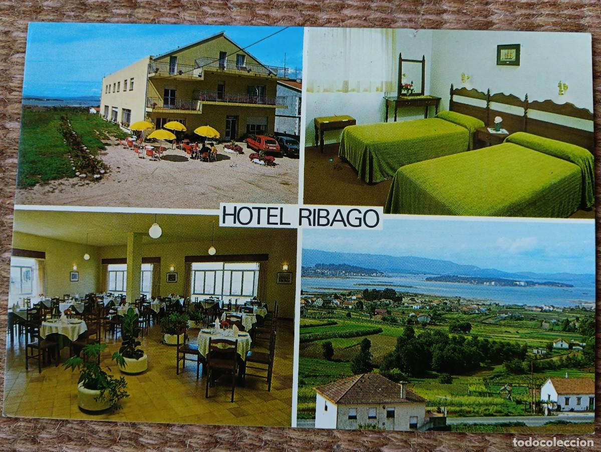 Postales: HOTEL RESTAURANTE RIBAGO - VILLALONGA - SANGENJO - PONTEVEDRA - POSTALES FAMA