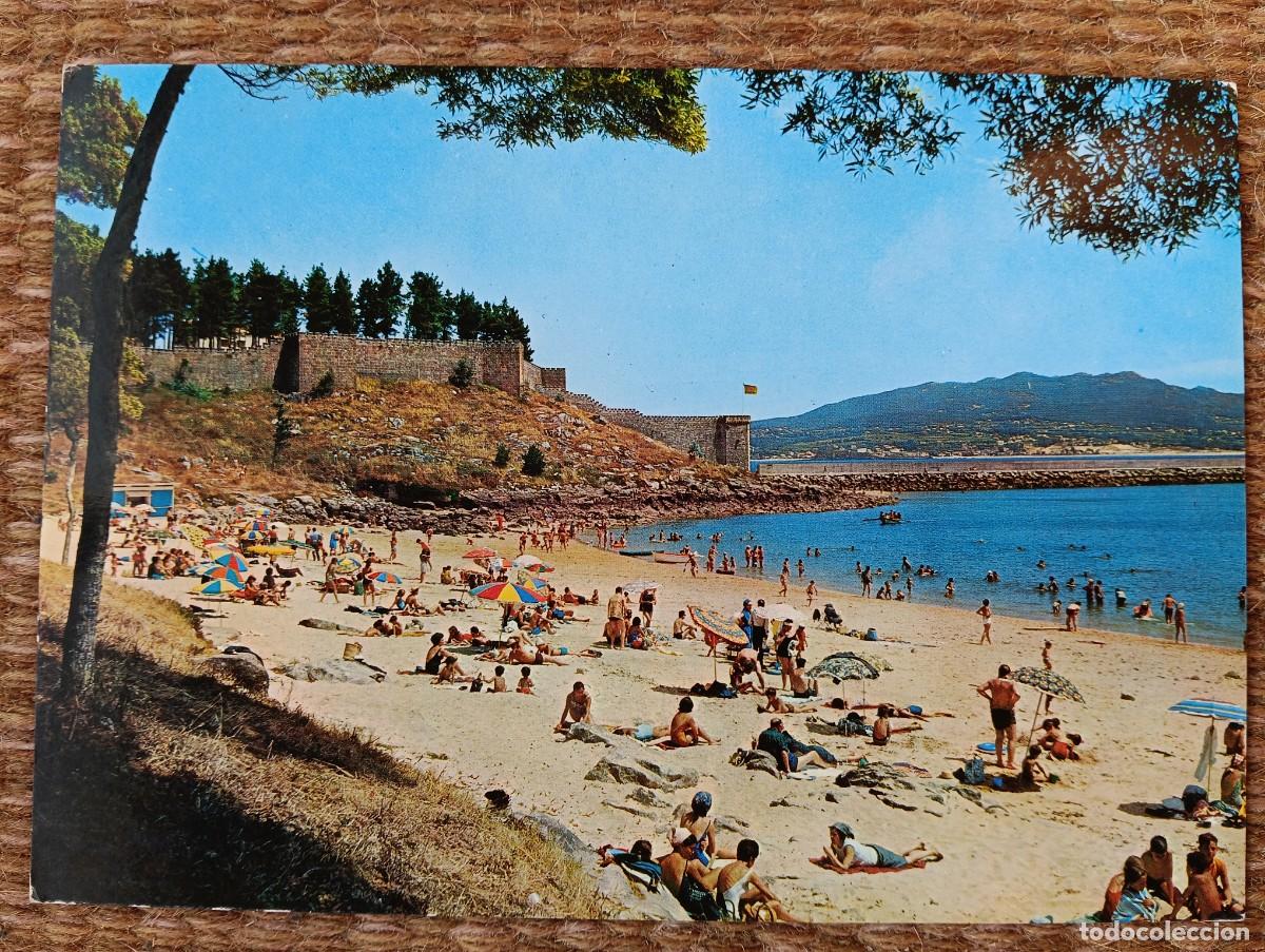 Postales: BAYONA LA REAL - PONTEVEDRA - PLAYA DE LA BARBEIRA - ED. ARRIBAS