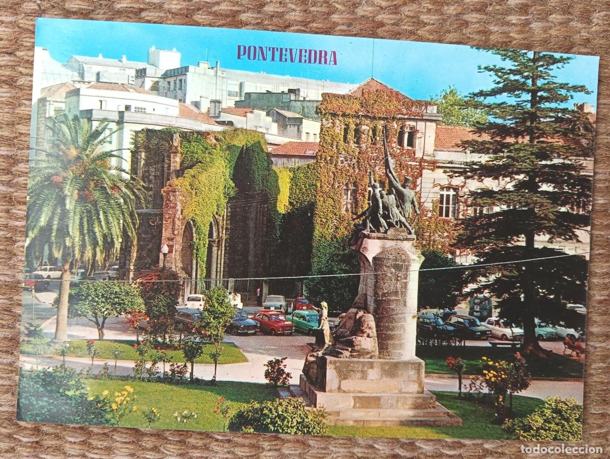 Postales: PONTEVEDRA - MONUMENTO A SAMPAYO - ED. PARIS