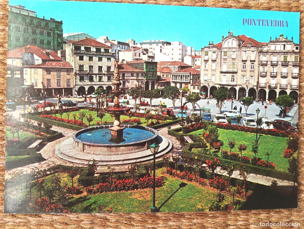 Postales: PONTEVEDRA - PLAZA DE ORENSE - ED. PARIS