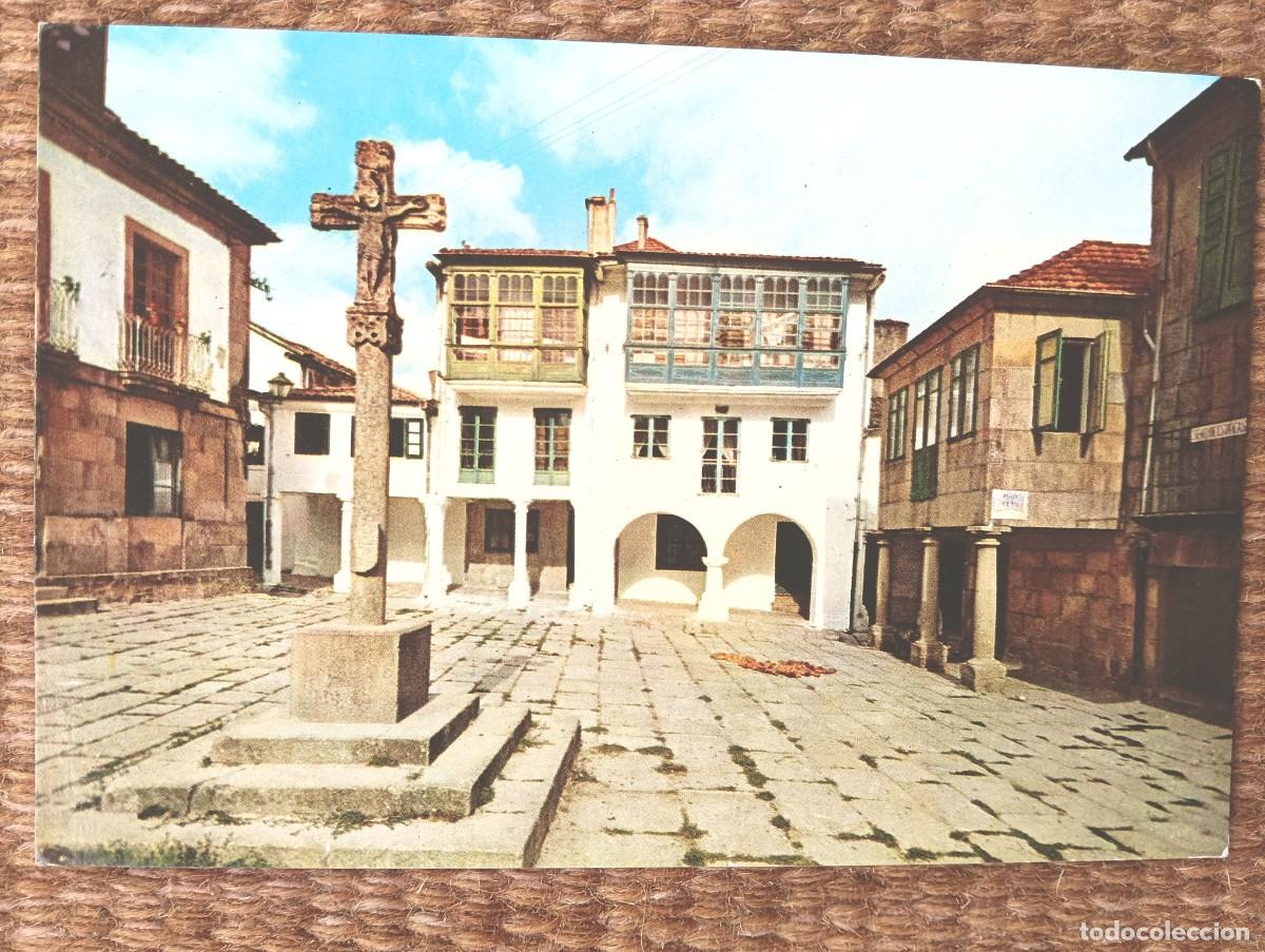 Postales: PONTEVEDRA - PLAZA DE LA LE&Ntilde;A - FOTOCOLOR VALMAN