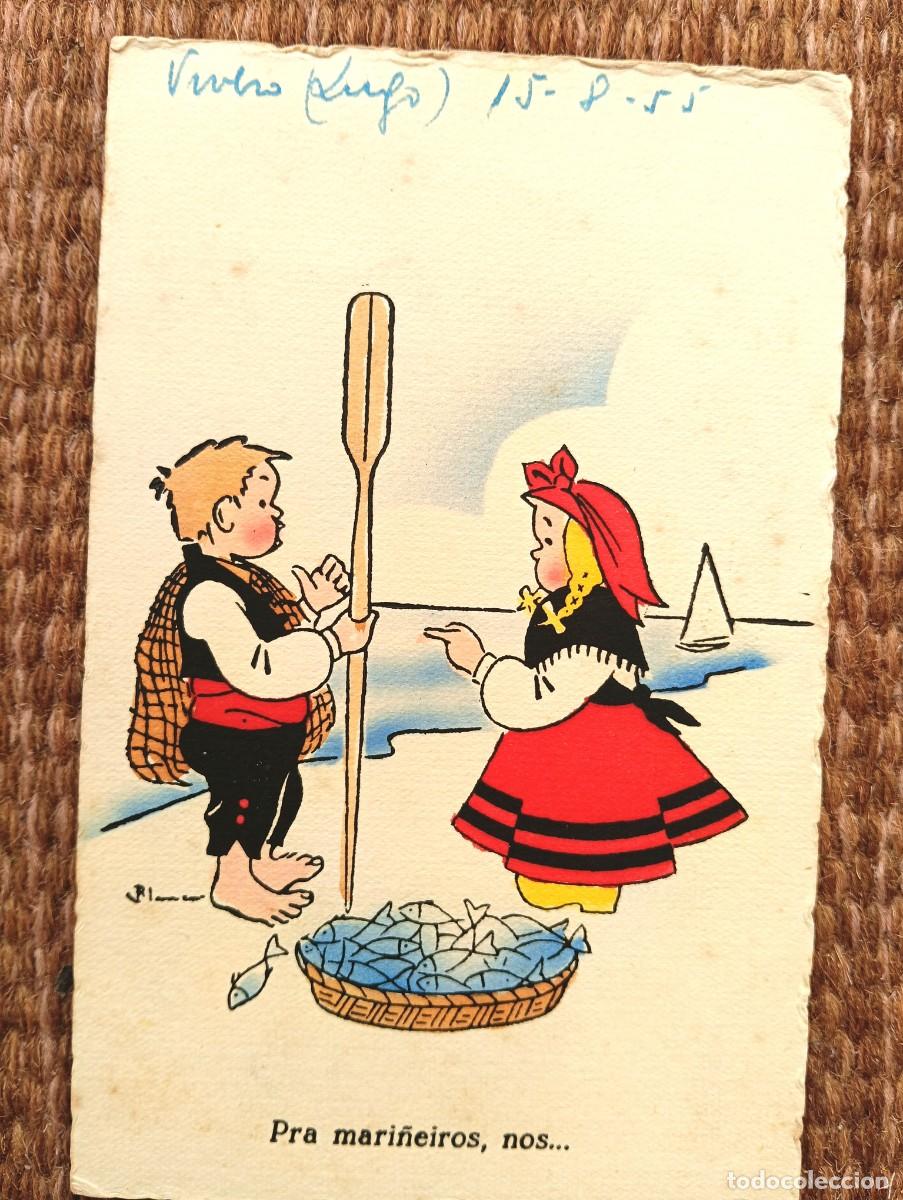 Postales: PRA MARI&Ntilde;EIROS, NOS...VIVERO - LUGO