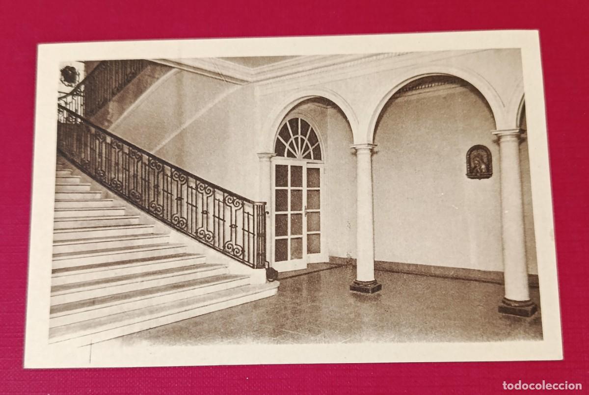 Postales: TARJETA POSTAL COLEGIO ESCLAVAS JES&Uacute;S - HALL - MADRID 1920 - HAUSER Y MENET