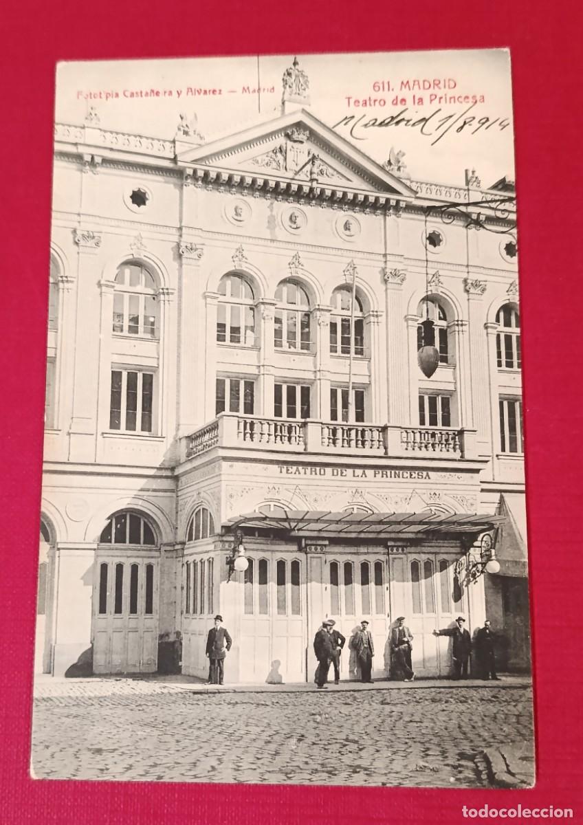 Postales: TARJETA POSTAL TEATRO DE LA PRINCESA - MADRID 1914 - CASTA&Ntilde;EIRA Y ALVAREZ