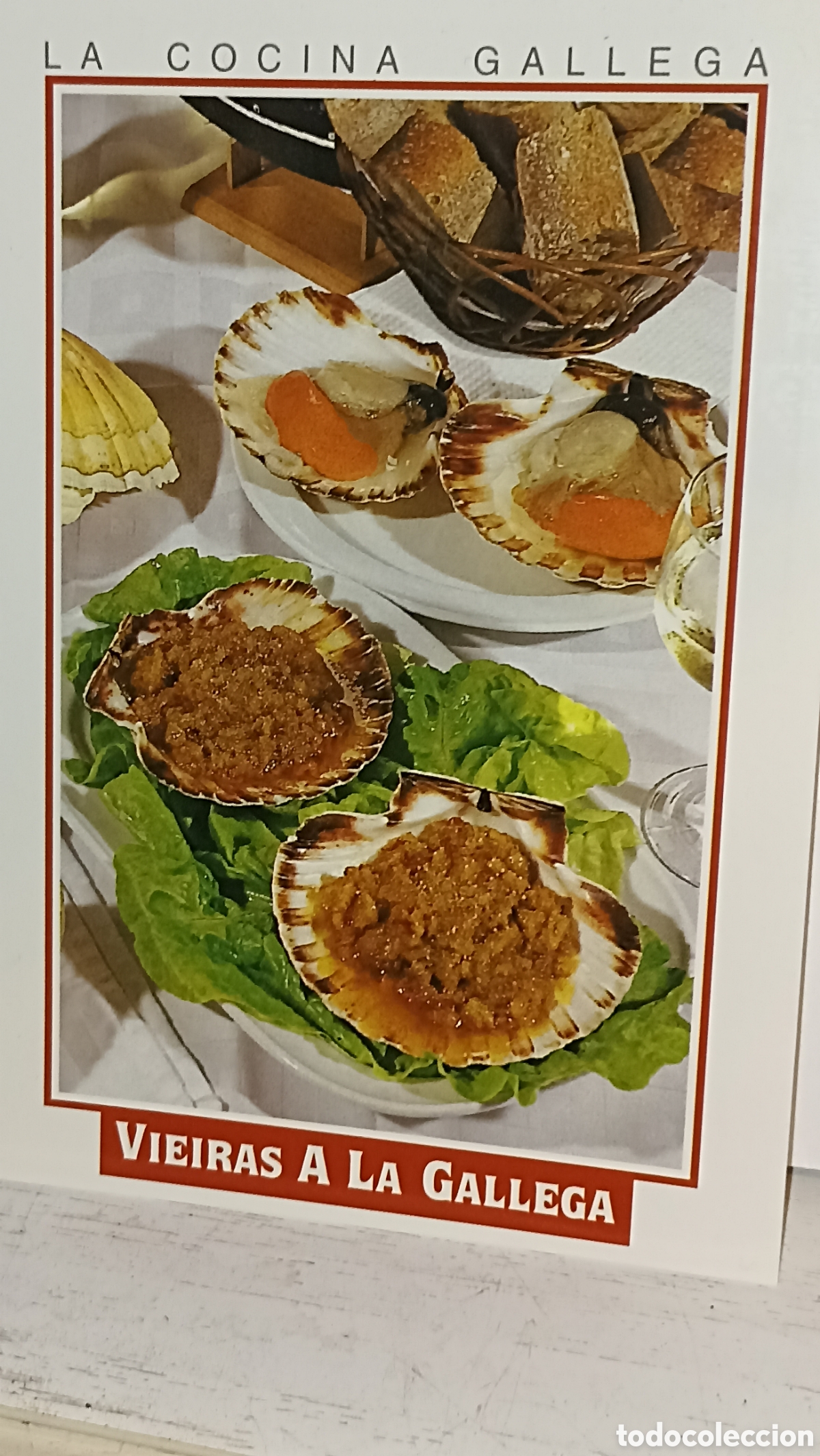 Postales: Mint vieiras a la gallega receta tradicional