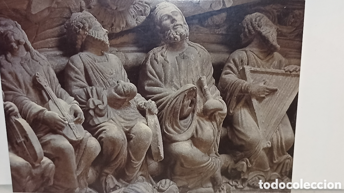Postales: Mint Santiago de Compostela catedral p&oacute;rtico de la Gloria m&uacute;sicos
