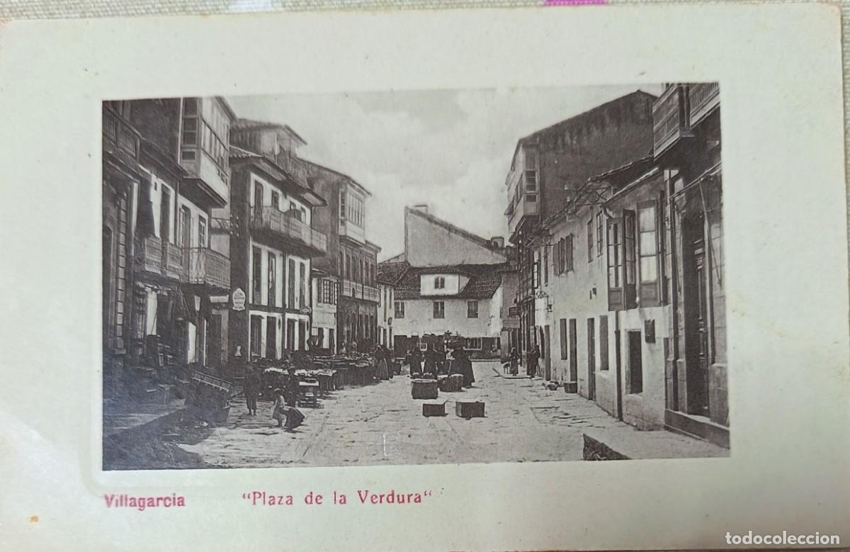 Postales: GALICIA (VILLAGARCIA PLAZA LA VERDURA)