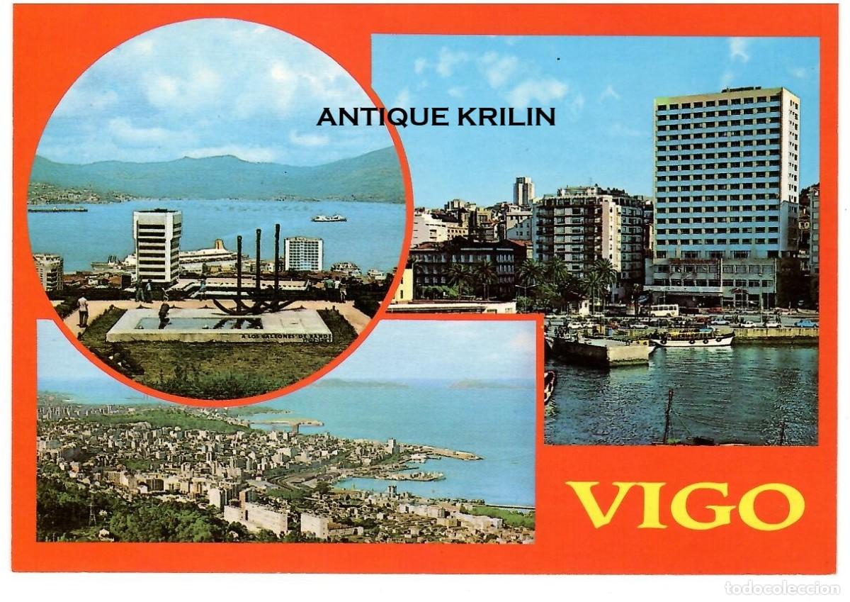 Postales: PONTEVEDRA / VIGO N&ordm; 246 VARIAS VISTAS / EDICIONES ARRIBAS / SIN FRANQUEAR