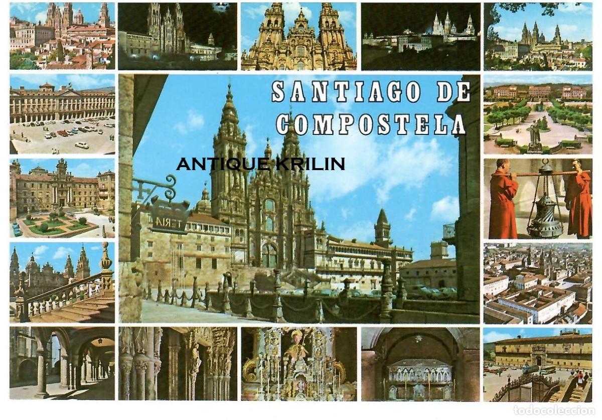 Postales: SANTIAGO DE COMPOSTELA N&ordm; 69 BELLEZAS DE LA CIUDAD / SIN EDITOR / SIN FRANQUEAR