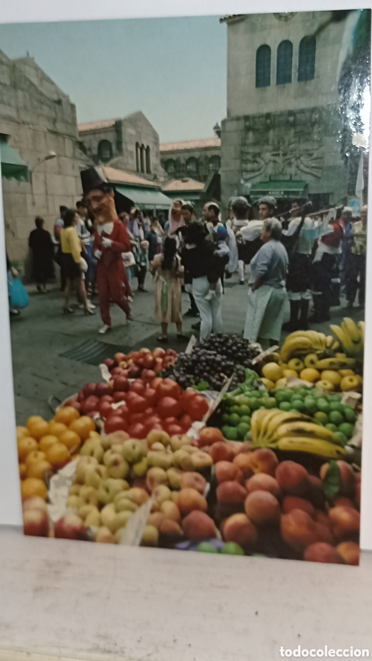 Postales: MINT. Gran postal mercado Santiago de Compostela