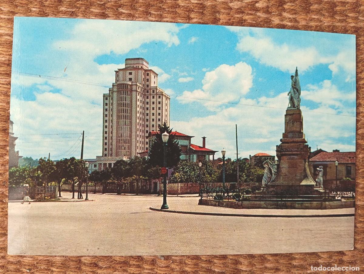 Postales: VIGO - PONTEVEDRA - RESIDENCIA SANITARIA Y PLAZA DE ESPA&Ntilde;A - ED. CAMPA&Ntilde;A Y PUIG FERRAN