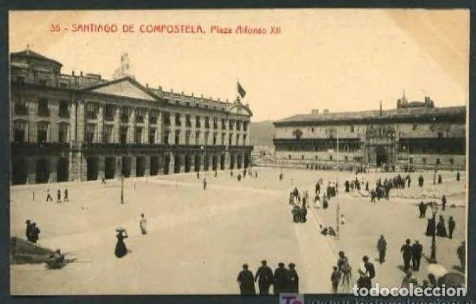 Cartes Postales: Santiago de Compostela. *Plaza de Alfonso XII* Ed. Thomas n&ordm; 35. Nueva.